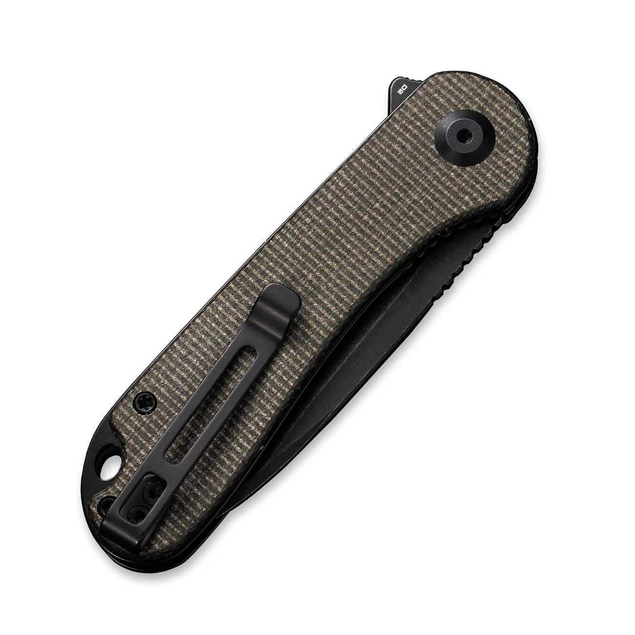 Ніж складаний кишеньковий Civivi Elementum, (7.5 см) D2 / Micarta темно-зелений — фото 6