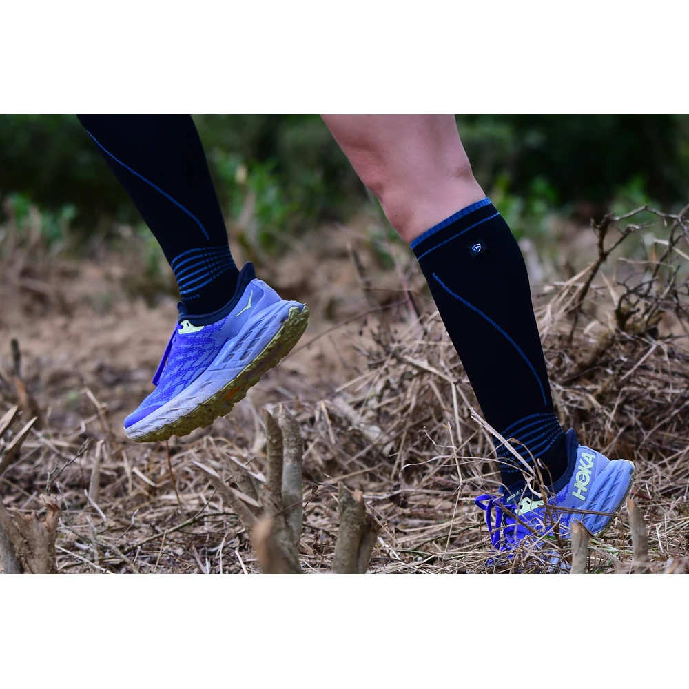 Водонепроникні шкарпетки Dexshell Longlite Socks 2.0, блакитні полоски, розмір S (36-38) — фото 6