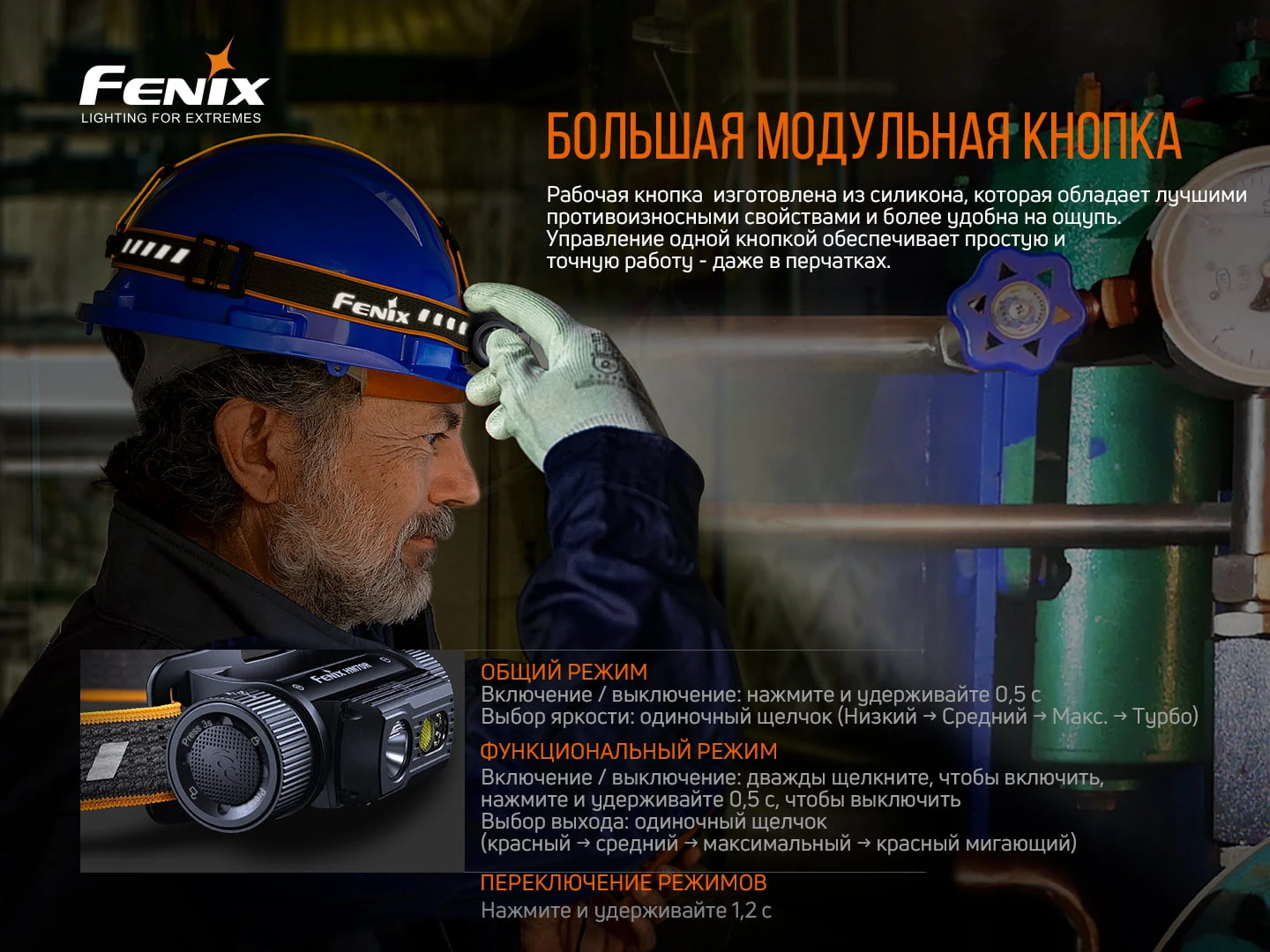 Ліхтар налобний Fenix HM70R — фото 15