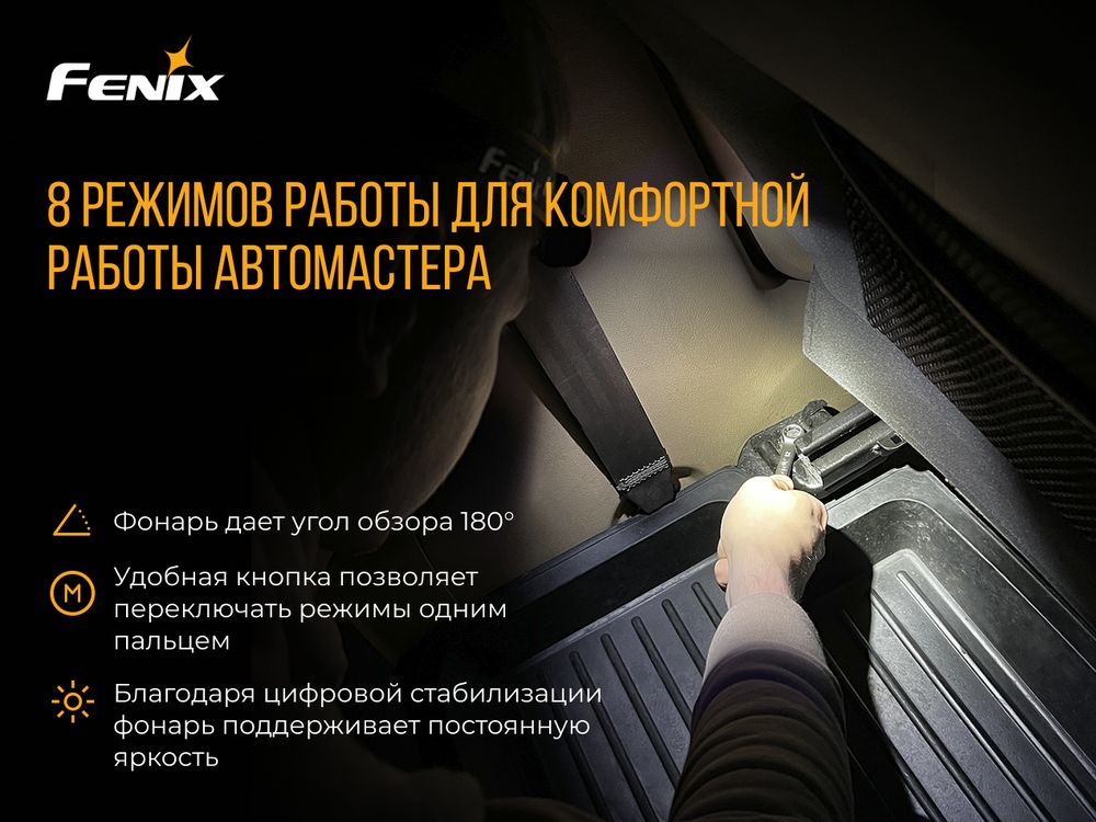 Ліхтар налобний Fenix HM70R — фото 8