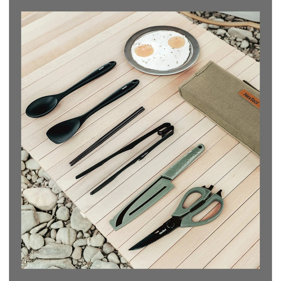 Набір кухонного посуду кемпінговий NexTool Outdoor Cooking set, 6 предметів — фото 10