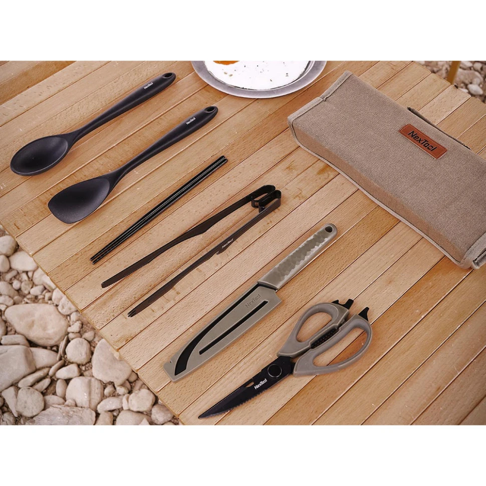Набір кухонного посуду кемпінговий NexTool Outdoor Cooking set, 6 предметів — фото 6