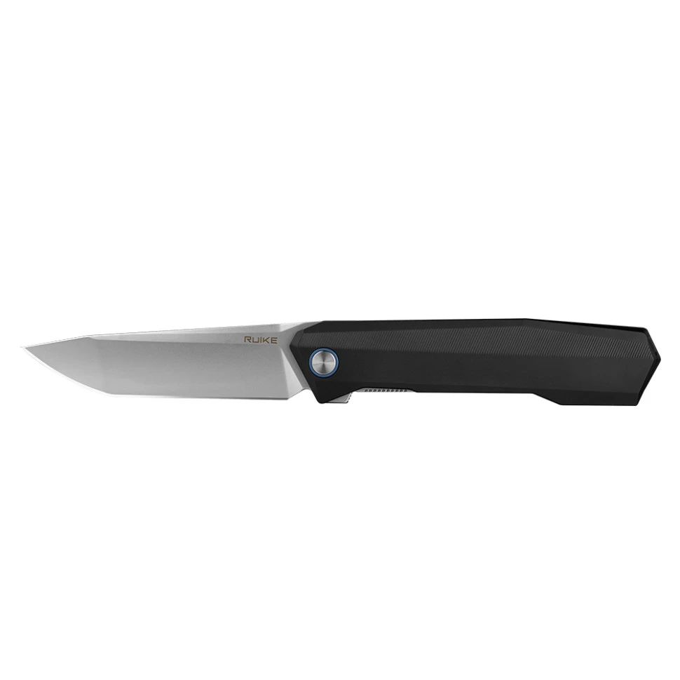 Ніж складаний туристичний Ruike P166-AB, (9.2 см) 14C28N / Aluminum чорний — фото 4