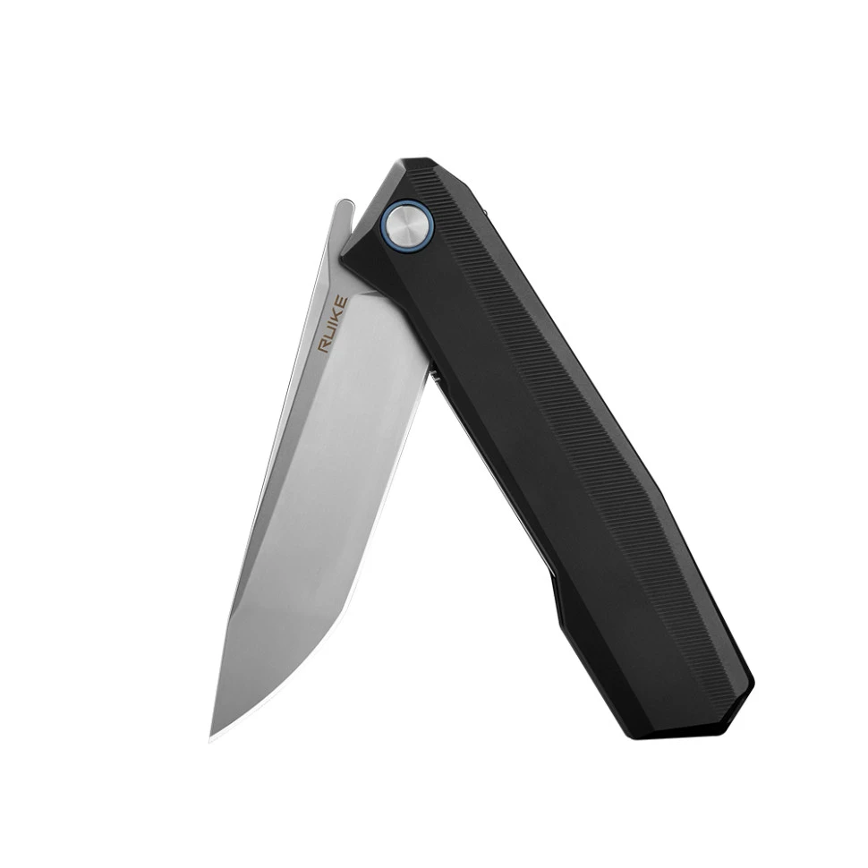 Ніж складаний туристичний Ruike P166-AB, (9.2 см) 14C28N / Aluminum чорний — фото 6