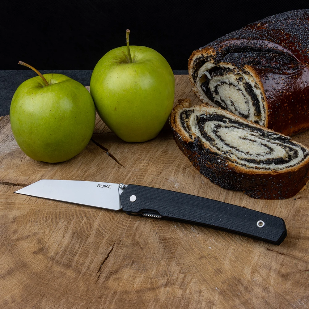 Ніж складаний туристичний Ruike Fang P865-B, (9.1 см) 14C28N / G10 чорний — фото 6