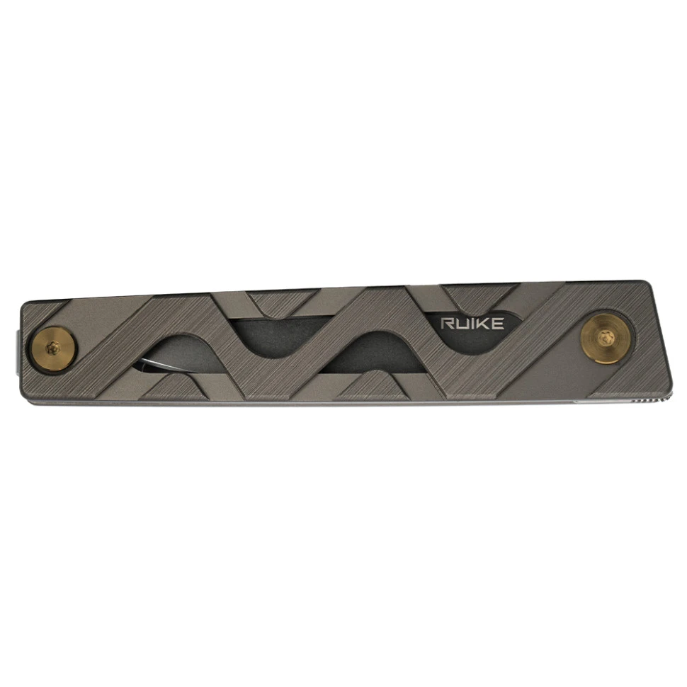 Ніж складаний туристичний Ruike P878-AK, (8.7 см) 14C28N / 6063Aluminum сірий — фото 6