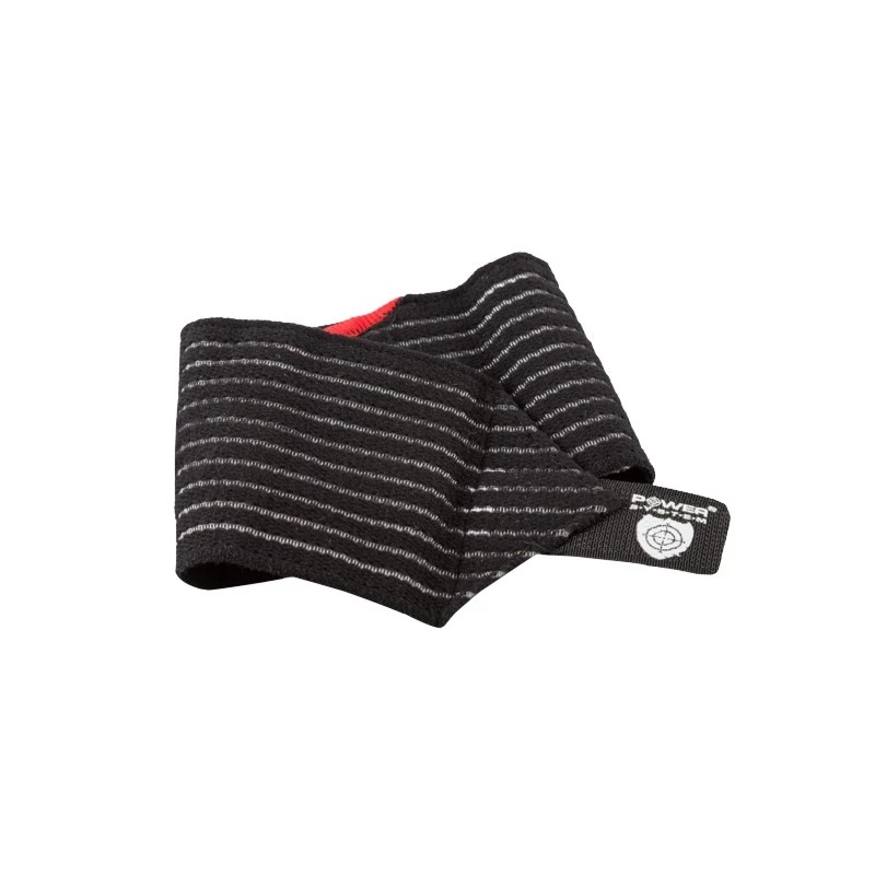 Кистьові бинти Power System PS-6000 Elastic Wrist Support Black/Red (пара) — фото 6