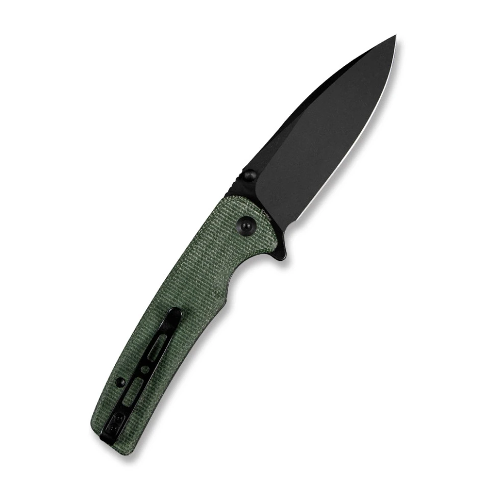 Ніж складаний туристичний Sencut Sachse, (8.8 см)  9Cr18MoV / Micarta зелений — фото 2