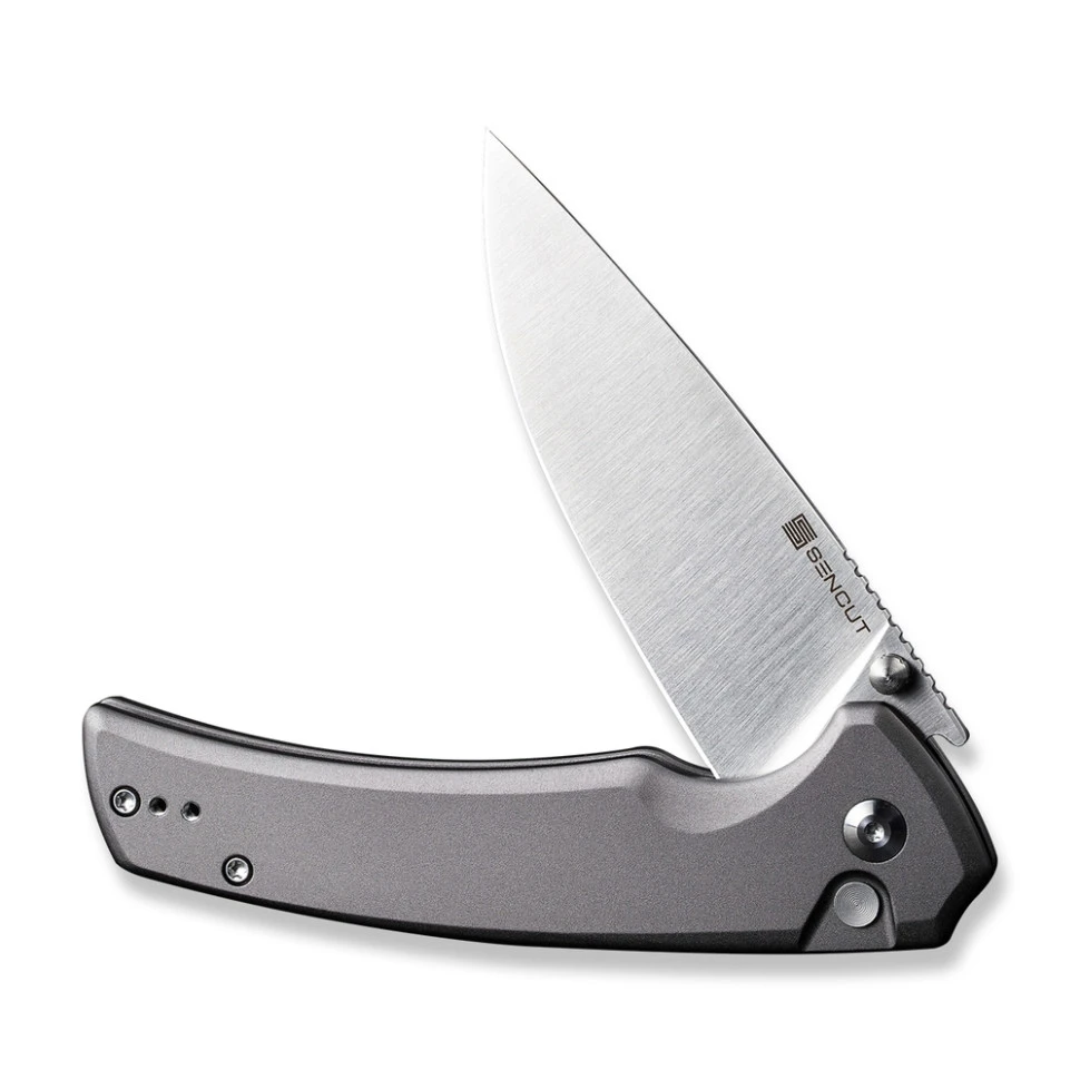 Ніж складаний туристичний Sencut Serene, (8.8 см) D2 / Aluminum сірий — фото 3