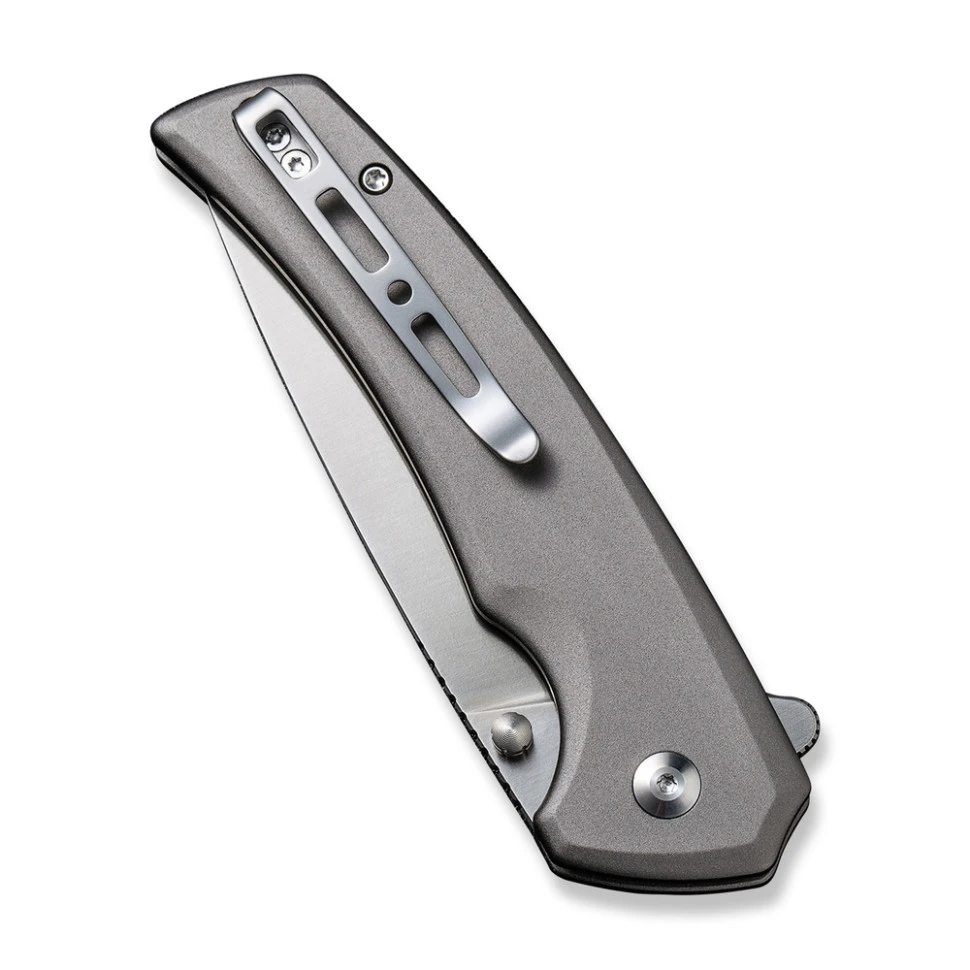 Ніж складаний туристичний Sencut Serene, (8.8 см) D2 / Aluminum сірий — фото 5