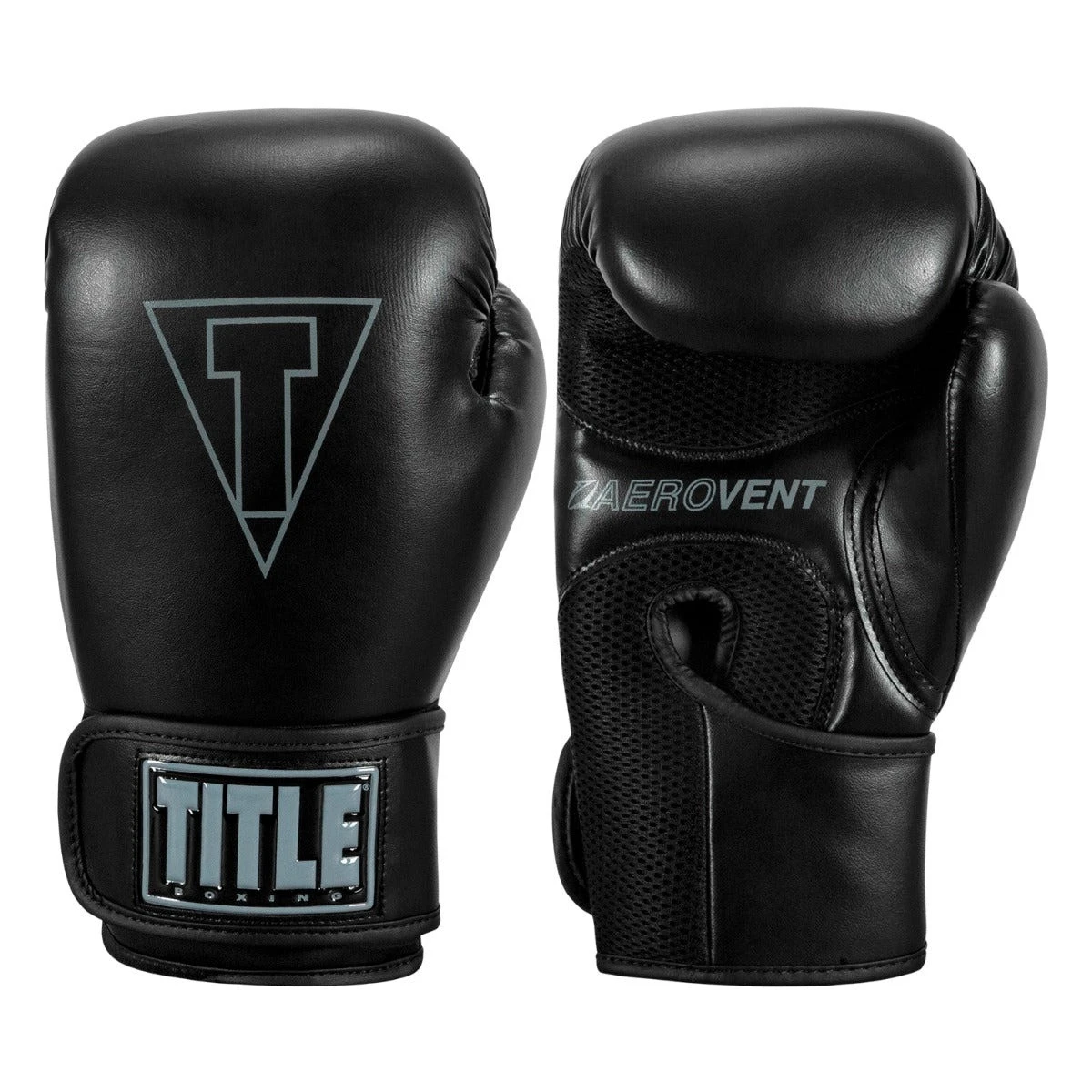 Боксерські рукавиці TITLE Boxing Vegan Gloves Black 14 oz. — фото 5