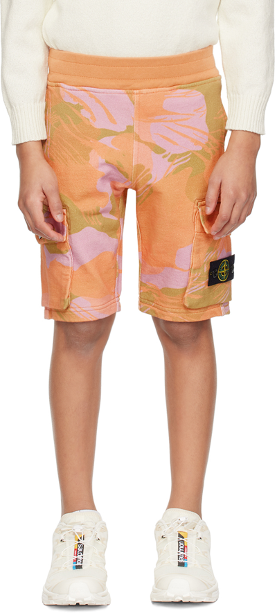 Дитячі бермуди Stone Island Junior Cargo Fleece — фото 1