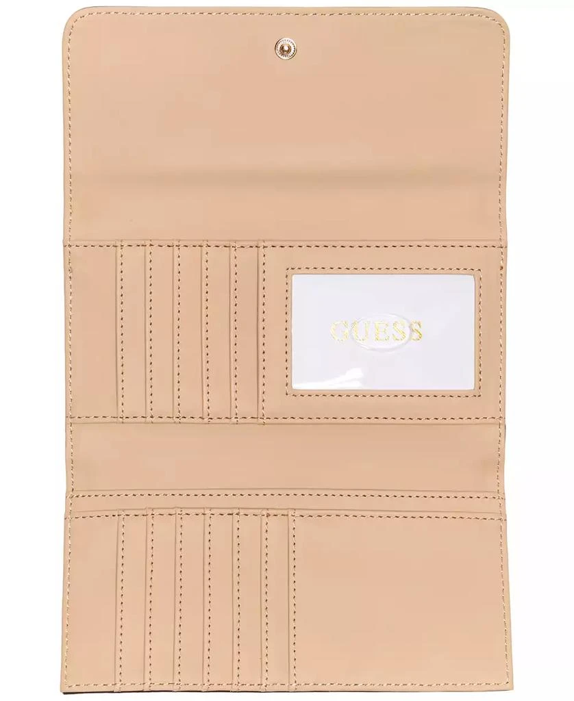 Жіночий гаманець Guess на кнопці 1159854676 (Леопардовий One size) — фото 3