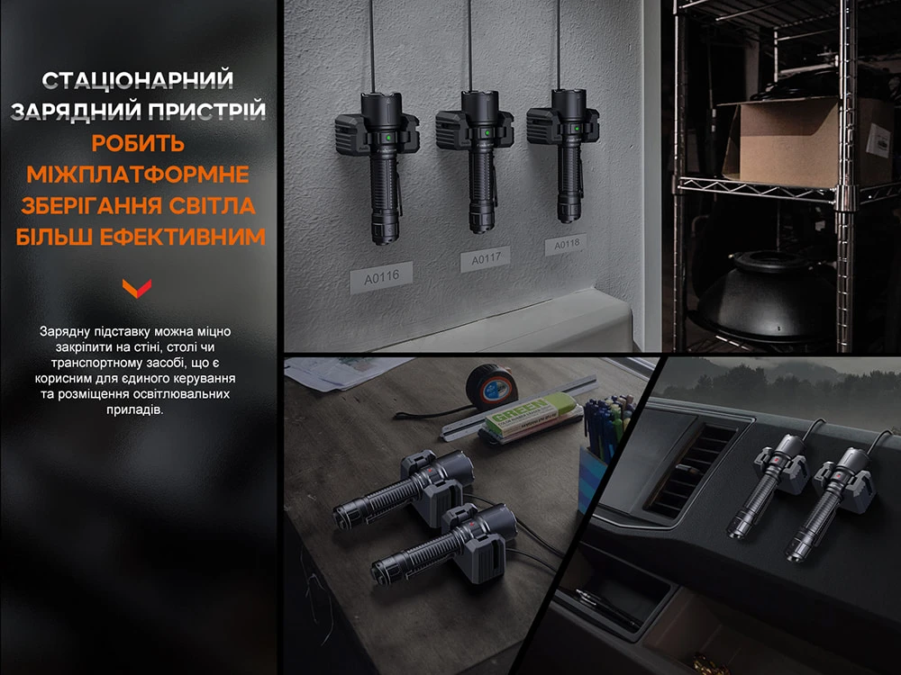 Ліхтар професіональний Fenix WF26R з магнітною зарядкою — фото 10