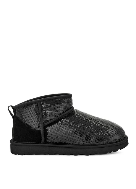Черевики жіночі Ugg Classic Ultra Mini Mirror Ball Boots Black (1151616-BLK) — фото 4