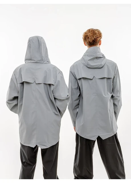 Куртка унісекс Rains Jackets Grey (1201-ROCK) — фото 3