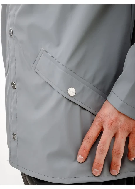 Куртка унісекс Rains Jackets Grey (1201-ROCK) — фото 5