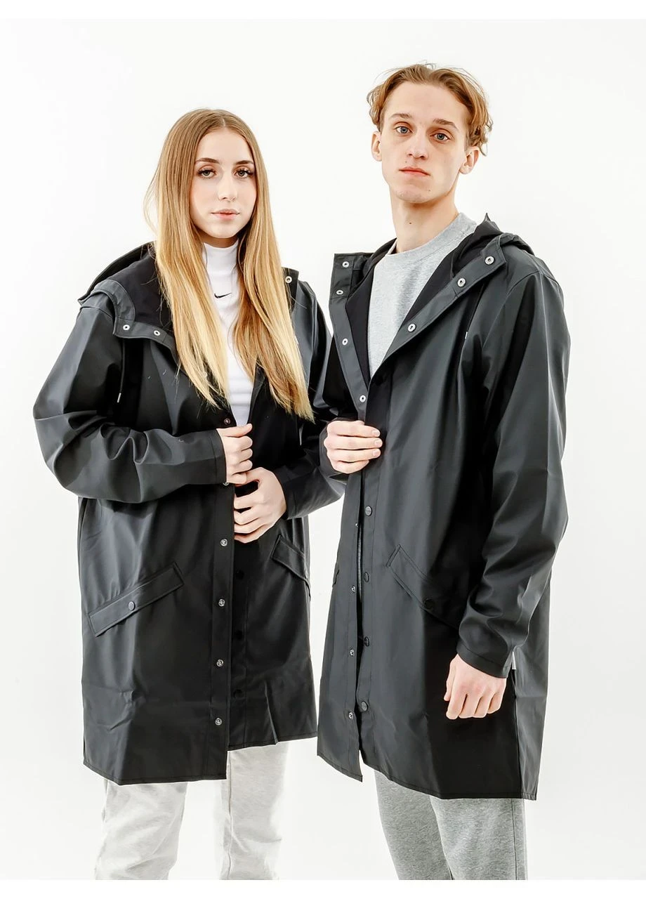 Куртка унісекс Rains Jackets 1202-Black (1202-BLACK) — фото 1