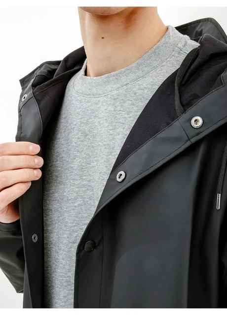 Куртка унісекс Rains Jackets 1202-Black (1202-BLACK) — фото 3