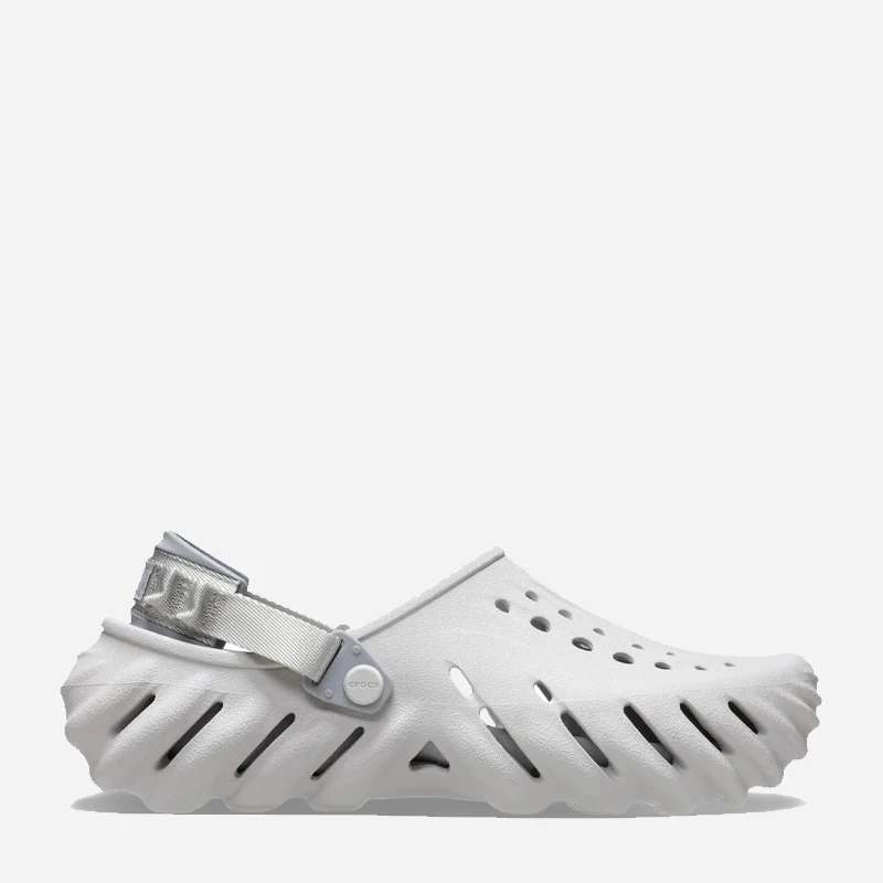 Тапочки чоловічі Crocs Echo Clog Grey (207937-1FT) — фото 1