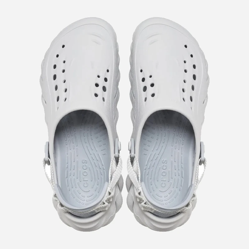 Тапочки чоловічі Crocs Echo Clog Grey (207937-1FT) — фото 5