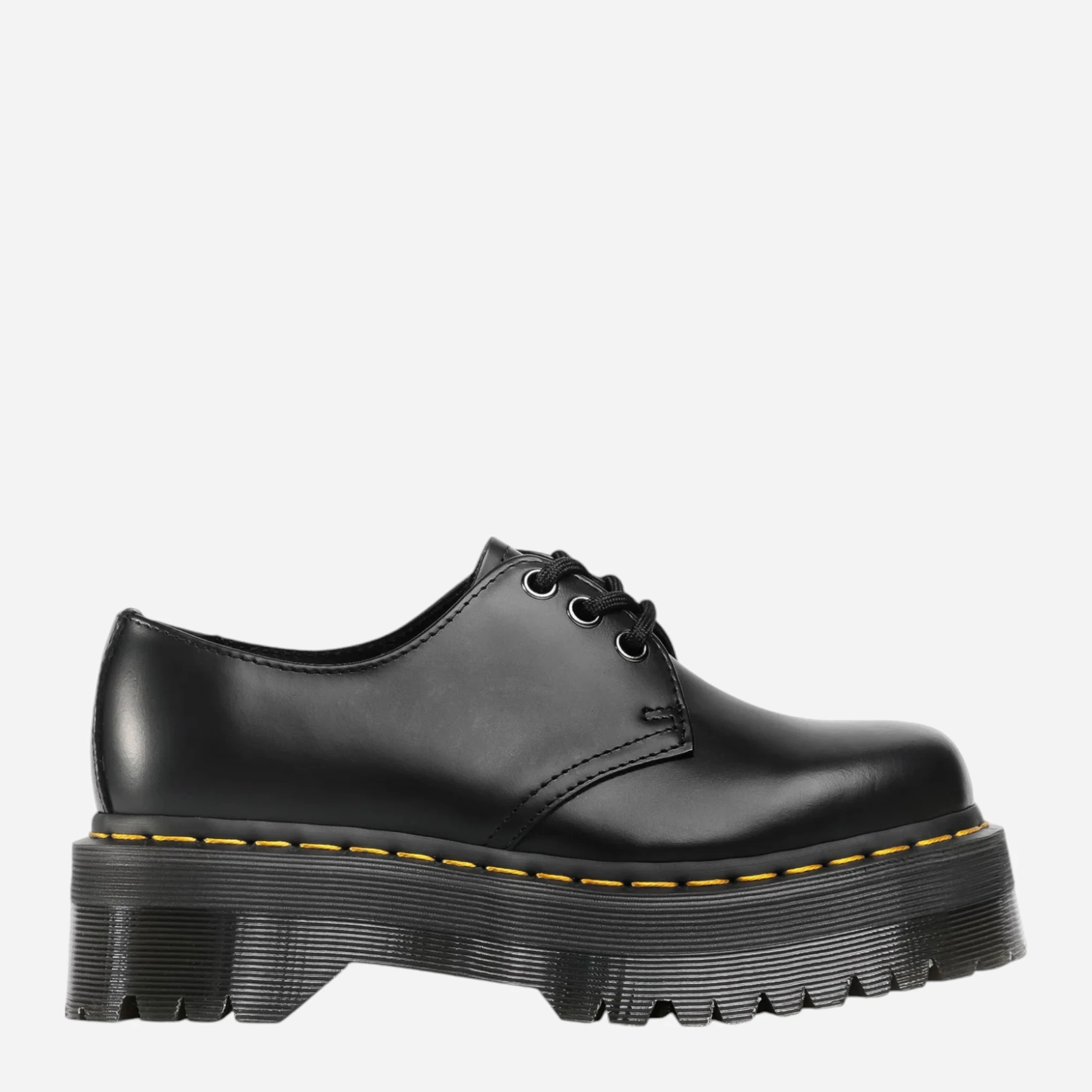 Черевики 1461 Platform Black Polished Smooth — фото 1