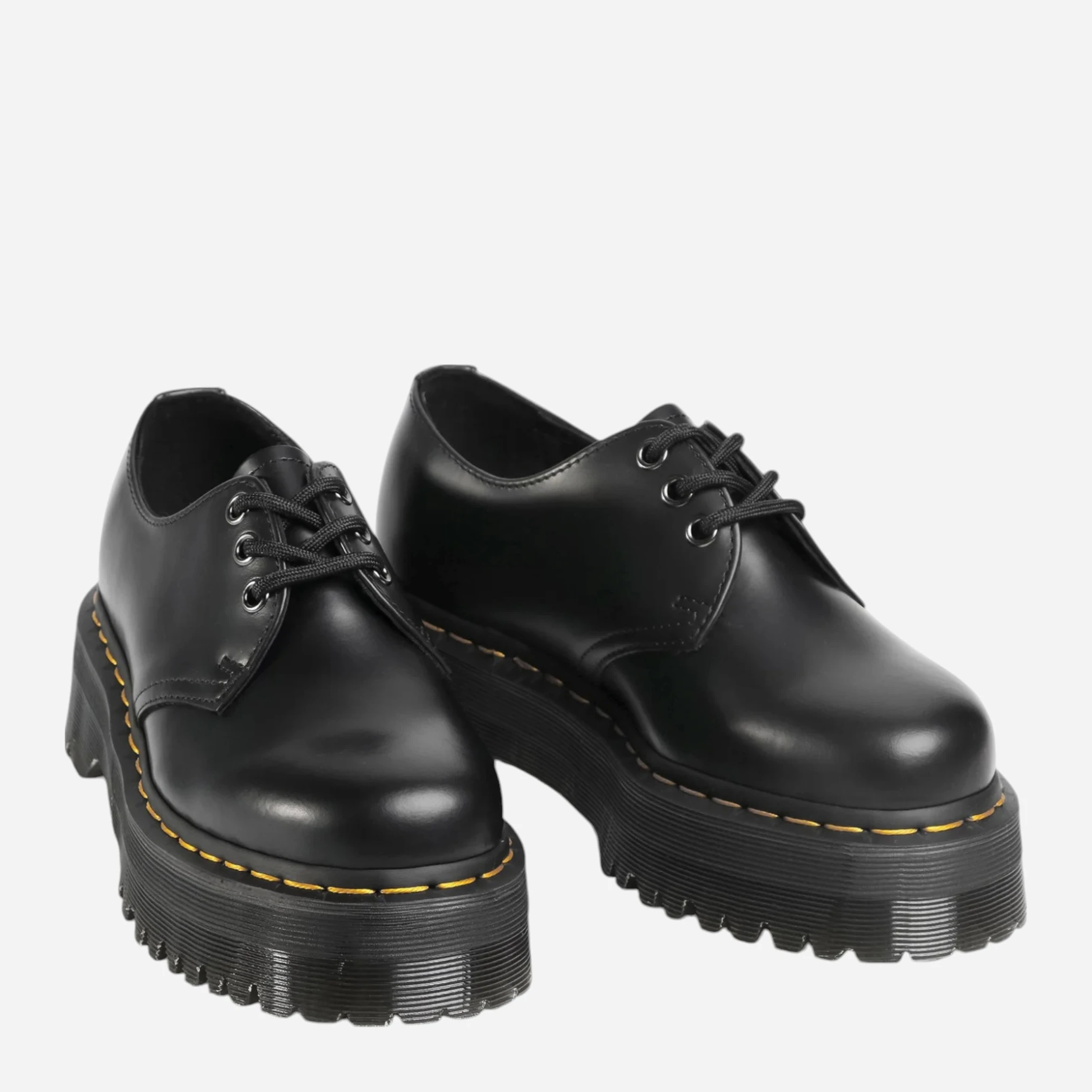 Черевики 1461 Platform Black Polished Smooth — фото 4