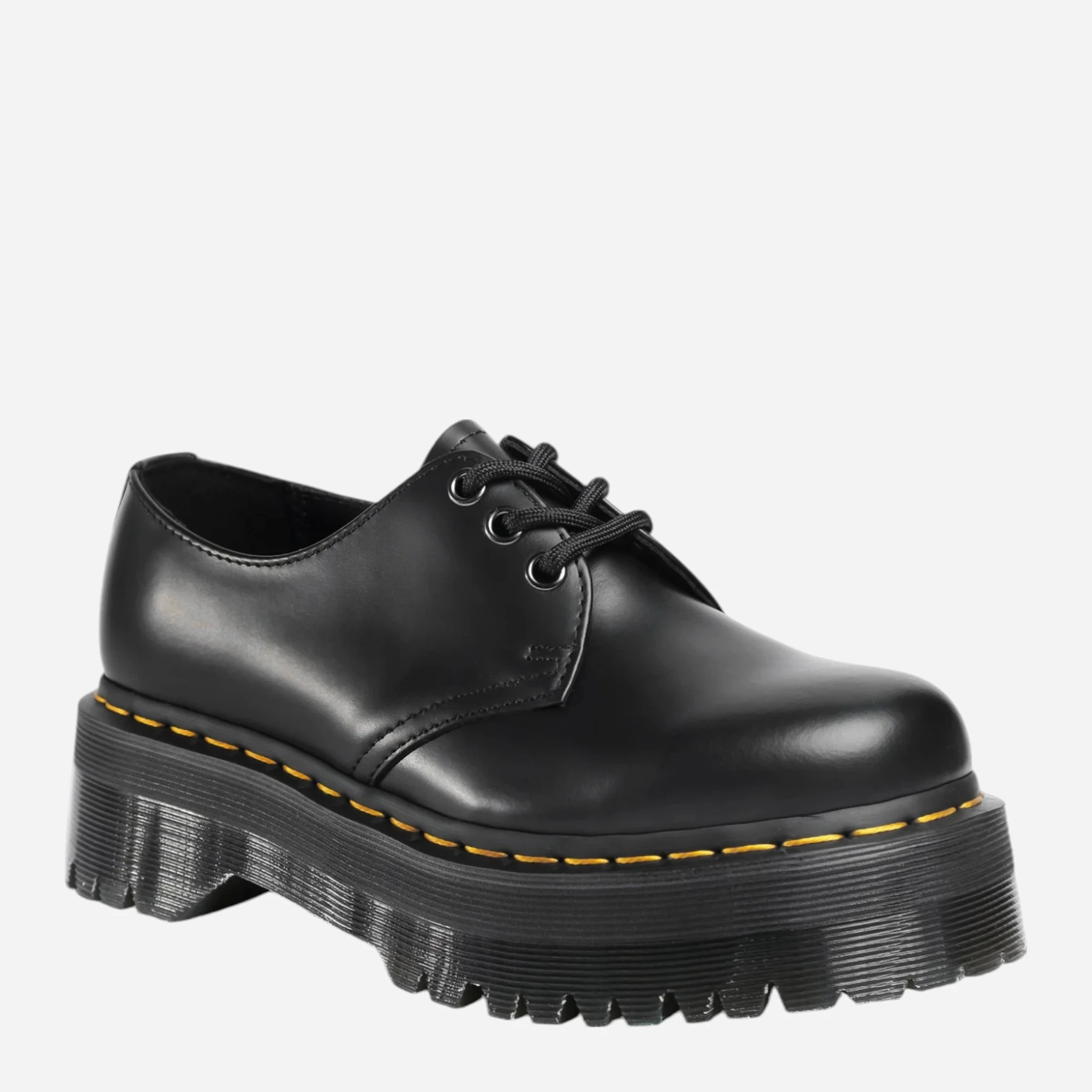 Черевики 1461 Platform Black Polished Smooth — фото 5