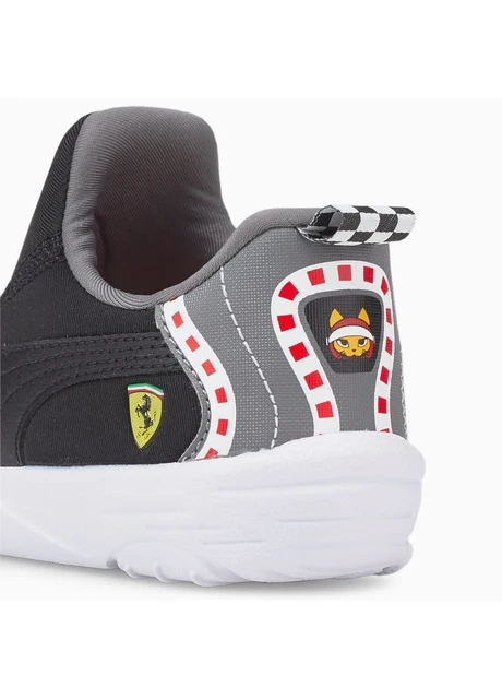 Кросівки дитячі Puma Scuderia Ferrari Bao Kart Black/Grey (307048-01) — фото 7