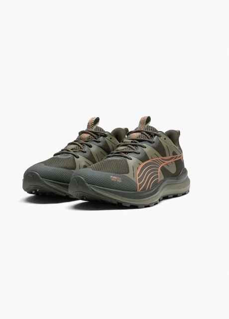 Кросівки унісекс Puma Reflect Lite Trail Ptx Running Shoes Olive (310095-04) — фото 4