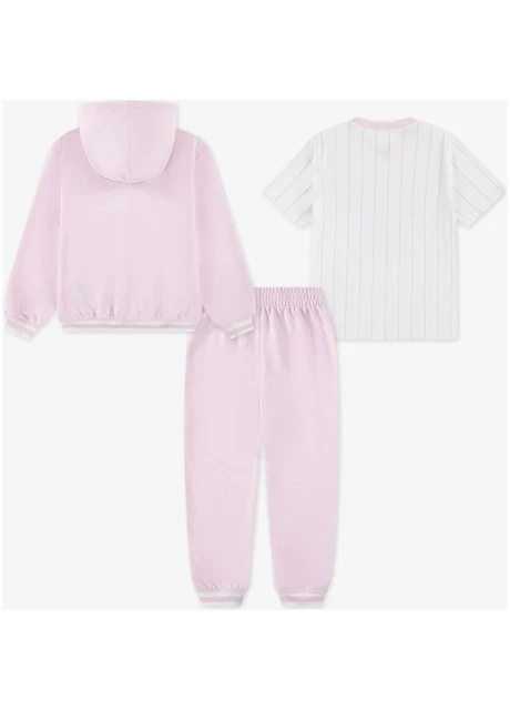 Спортивний костюм дитячий Jordan Sweat Sets Pink/White (35F275-A9Y) — фото 4