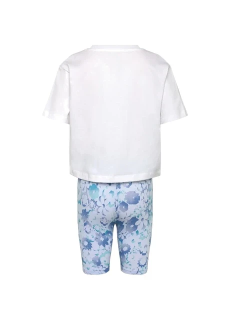 Спортивний костюм дитячий Nike Floral All Over Printed Suit White (36M848-U5M) — фото 4