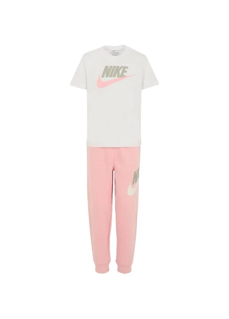 Спортивний костюм дитячий Nike Logo Tracksuit Pink/Grey (36N341-A0W) — фото 6