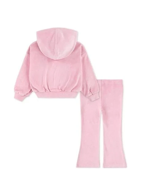 Спортивний костюм дитячий Nike Velour Flared Leggings Pink (36N417-A0W) — фото 4