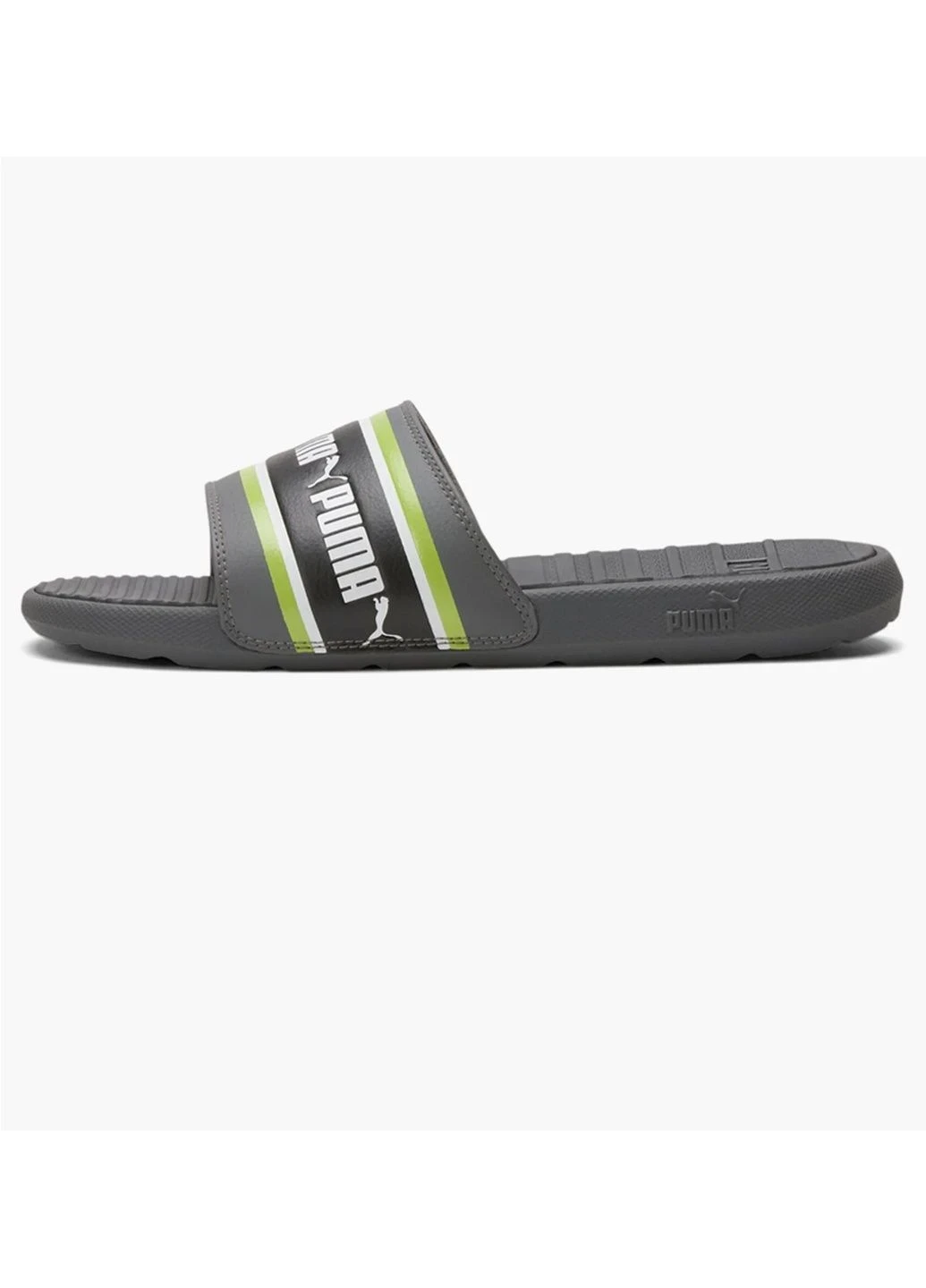 Тапочки чоловічі Puma Cool Cat Stripe Repeat Slide Sandals Grey (385887-02) — фото 1