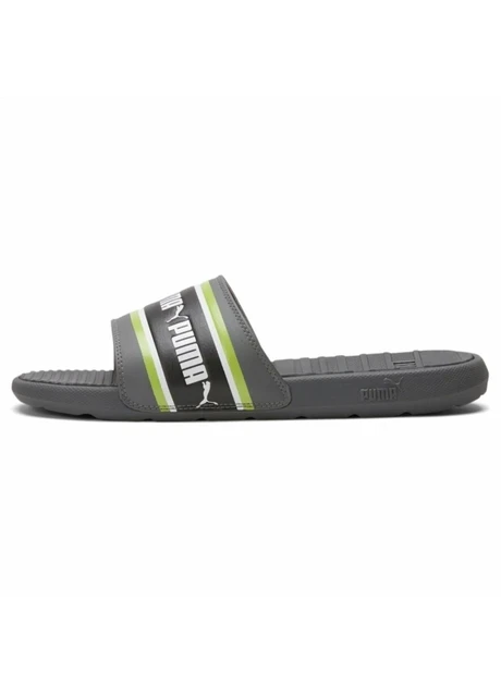 Тапочки чоловічі Puma Cool Cat Stripe Repeat Slide Sandals Grey (385887-02) — фото 6