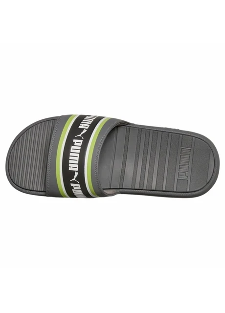 Тапочки чоловічі Puma Cool Cat Stripe Repeat Slide Sandals Grey (385887-02) — фото 7