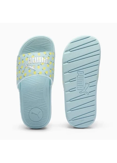 Тапочки жіночі Puma Cool Cat 2.0 Lemon Slides Turquoise (395655-02) — фото 4