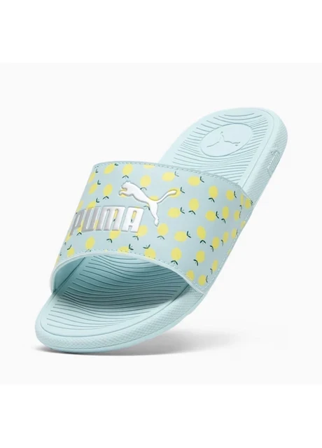 Тапочки жіночі Puma Cool Cat 2.0 Lemon Slides Turquoise (395655-02) — фото 5