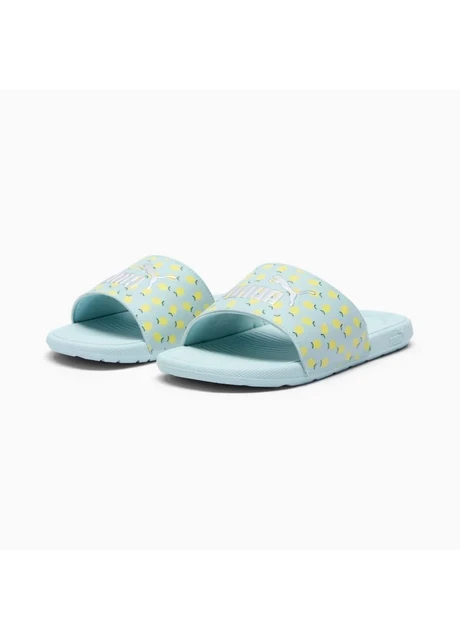 Тапочки жіночі Puma Cool Cat 2.0 Lemon Slides Turquoise (395655-02) — фото 8