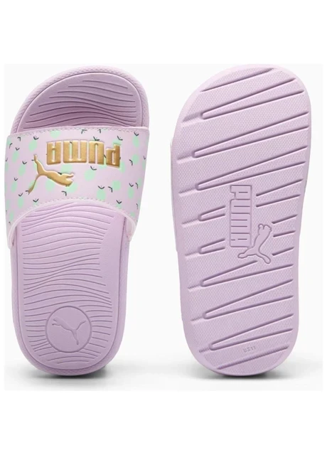 Тапочки дитячі Puma Cool Cat 2.0 Lemon Slides Violet (395657-01) — фото 6