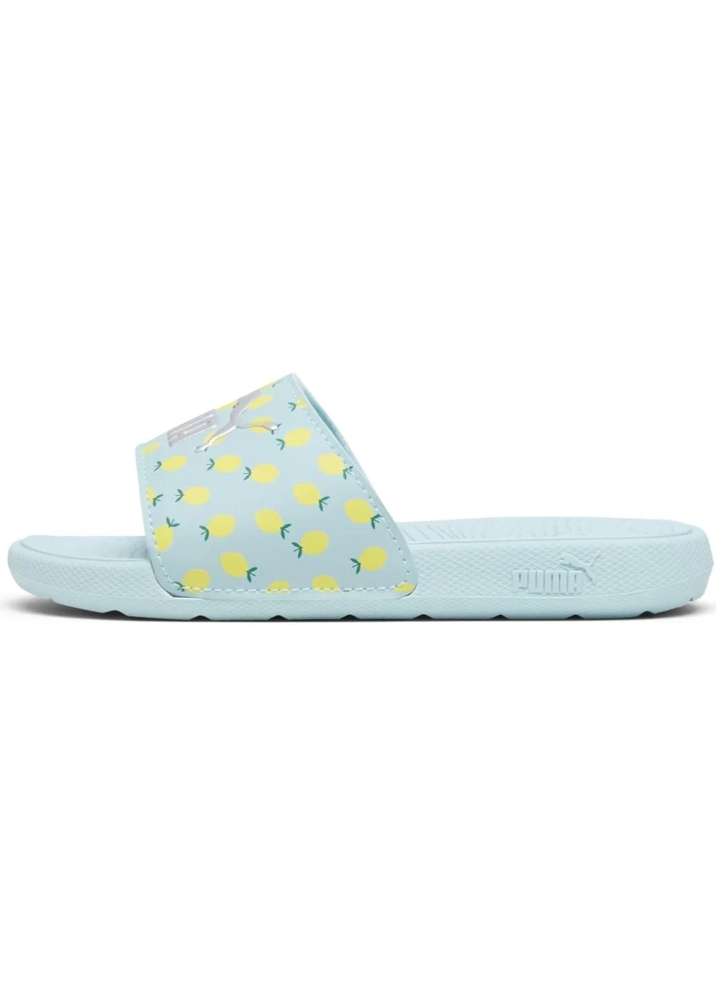 Тапочки дитячі Puma Cool Cat 2.0 Lemon Slides Turquoise (395657-02) — фото 1