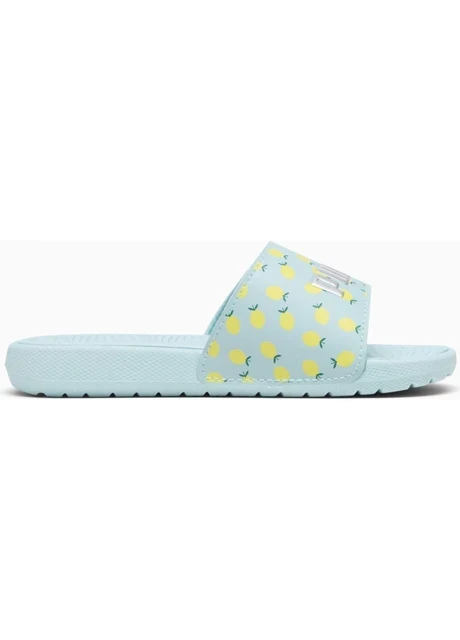 Тапочки дитячі Puma Cool Cat 2.0 Lemon Slides Turquoise (395657-02) — фото 5