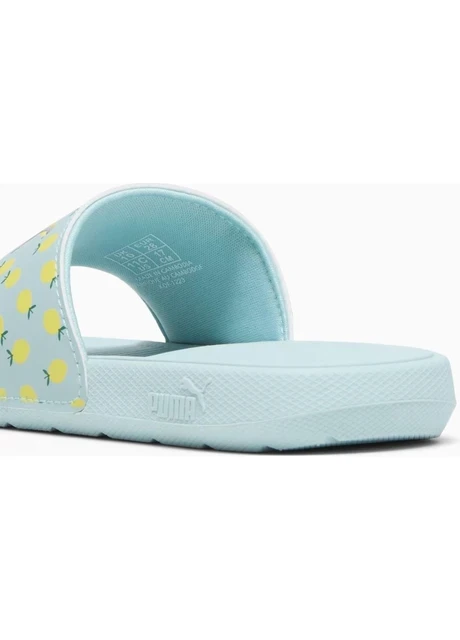 Тапочки дитячі Puma Cool Cat 2.0 Lemon Slides Turquoise (395657-02) — фото 8