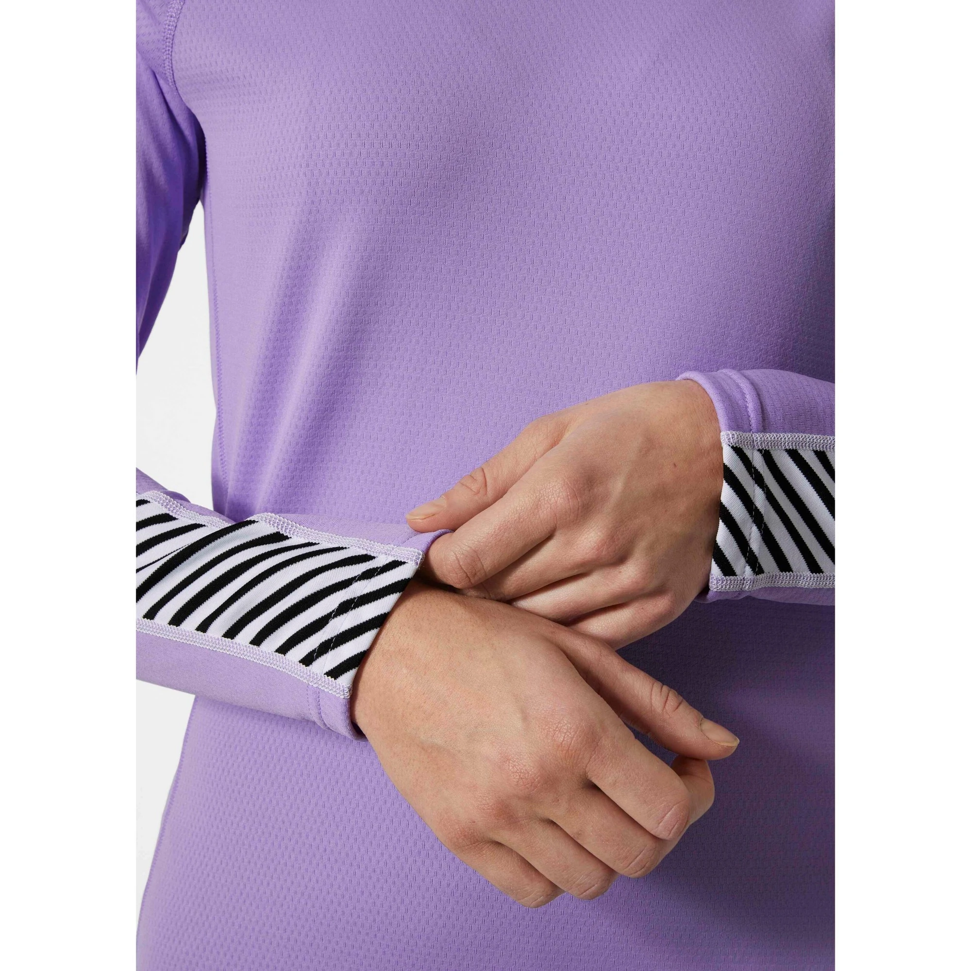 Лосіни жіночі Helly Hansen Lifa Active Stripe Crew Violet (49413-699) — фото 4
