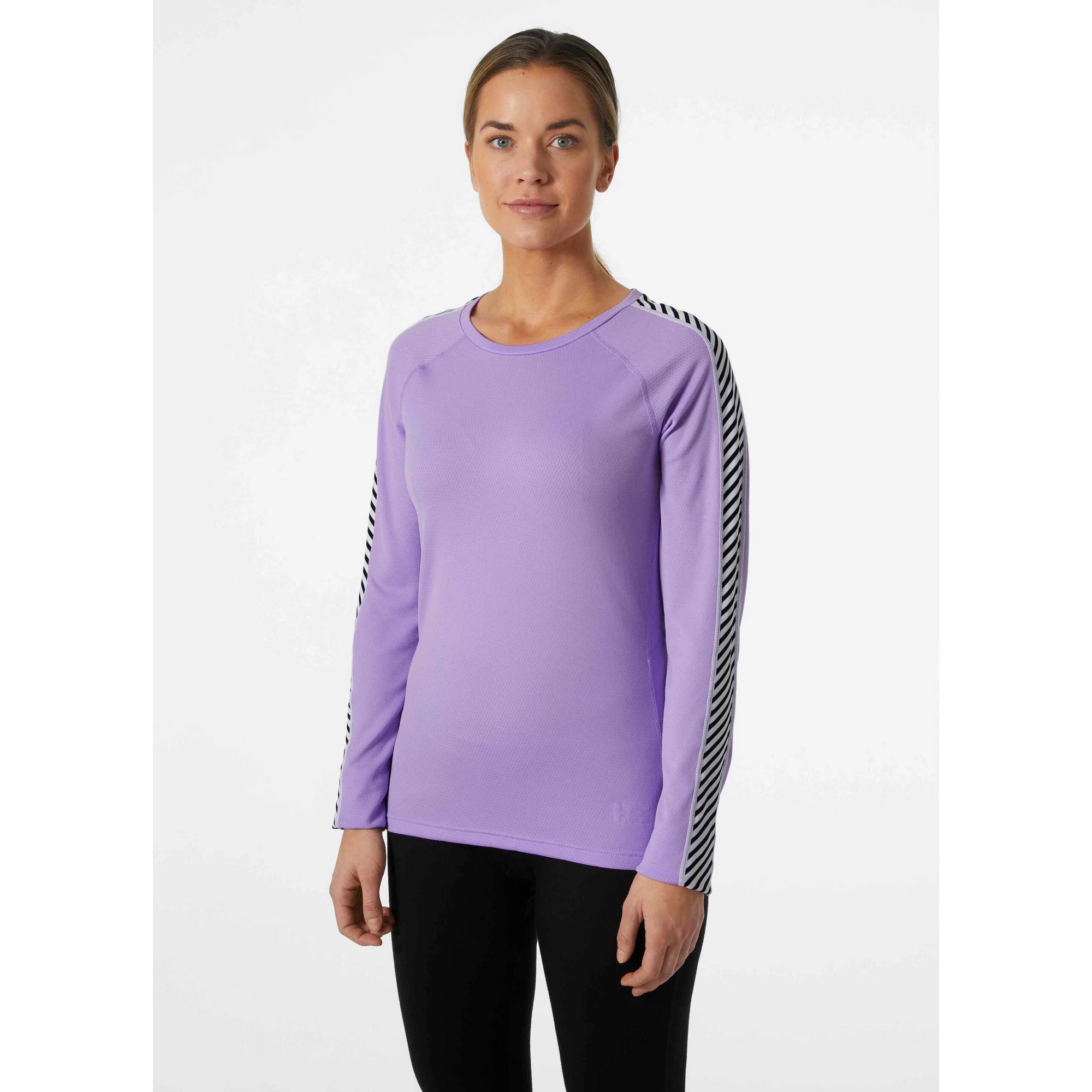 Лосіни жіночі Helly Hansen Lifa Active Stripe Crew Violet (49413-699) — фото 6