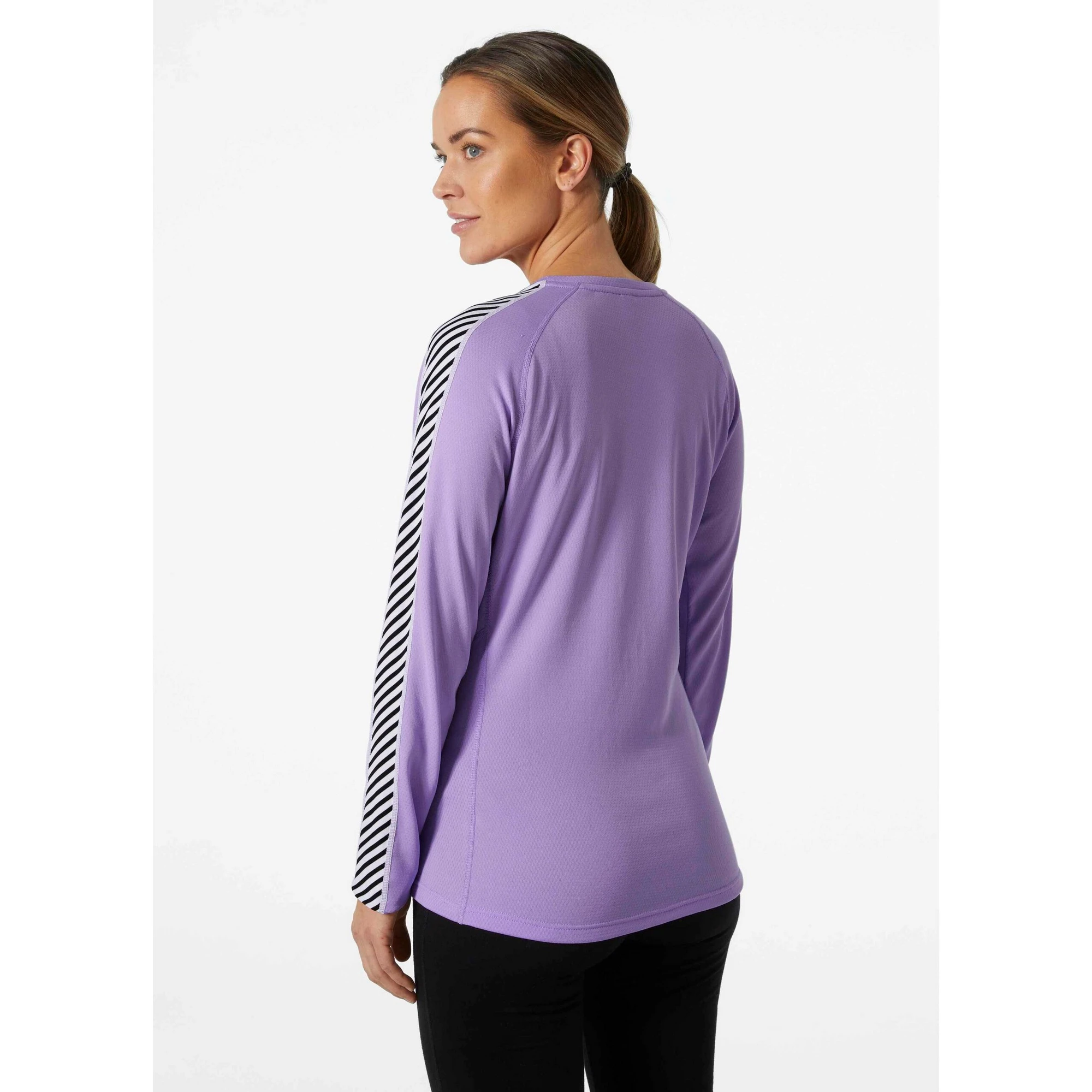 Лосіни жіночі Helly Hansen Lifa Active Stripe Crew Violet (49413-699) — фото 7