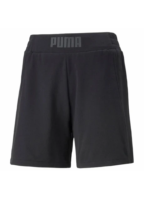 Шорти жіночі Puma Logo French Terry 5 Training Shorts Black (521618-01) — фото 1