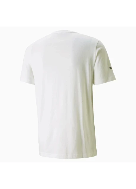 Футболка чоловіча Puma Bmw M Motorsport Logo Tee White (533398-02) — фото 3
