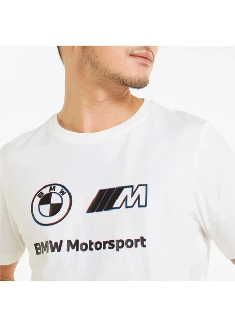 Футболка чоловіча Puma Bmw M Motorsport Logo Tee White (533398-02) — фото 4